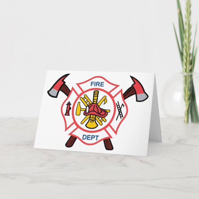 Fire Dept Card (Front)