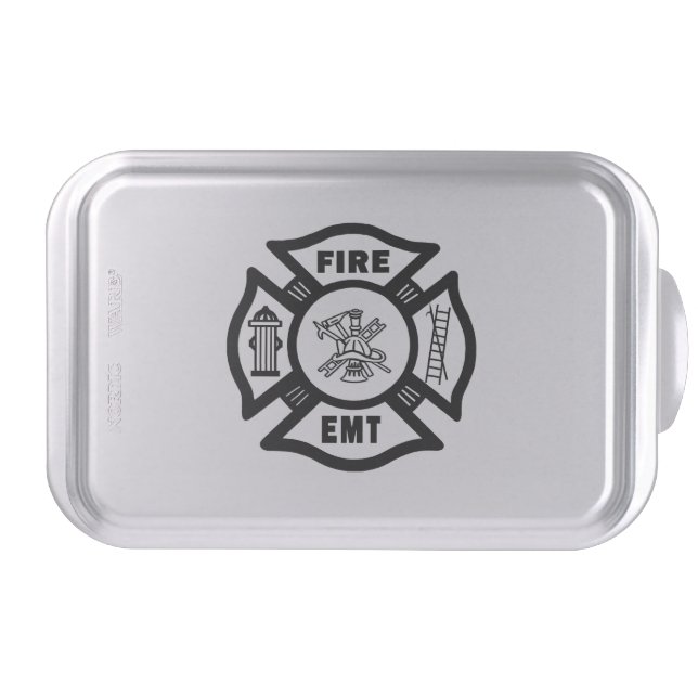 Fire Dept EMT Cake Pan (Front)