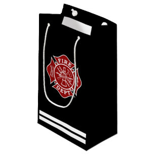 Fire Dept / Firefighter Maltese Cross Gift Bag