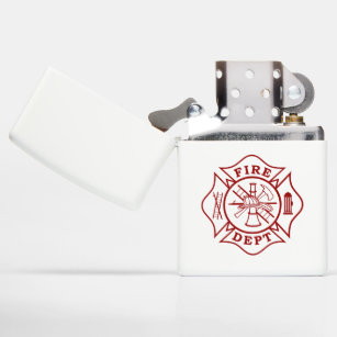 Fire Dept / Firefighter Zippo Chrome Lighter