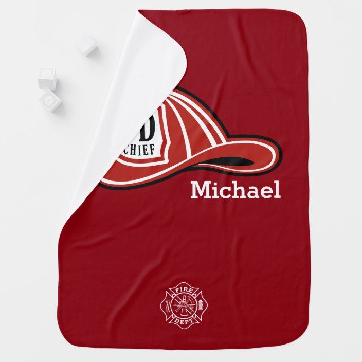 firefighter baby blanket