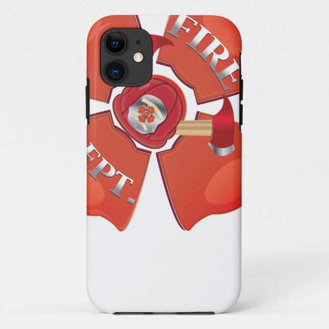Fire Dept Logo Case-Mate iPhone Case (Back)