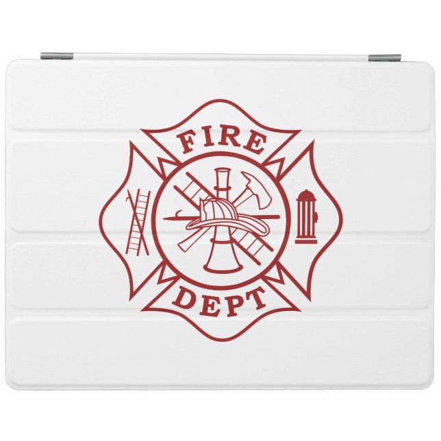 Fire Dept Maltese Cross iPad Cover/Stand iPa Smart Cover (Horizontal)