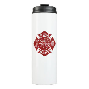 Fire Dept Maltese Cross Thermal Tumbler