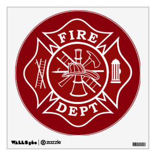 Fire Dept Wall Decals