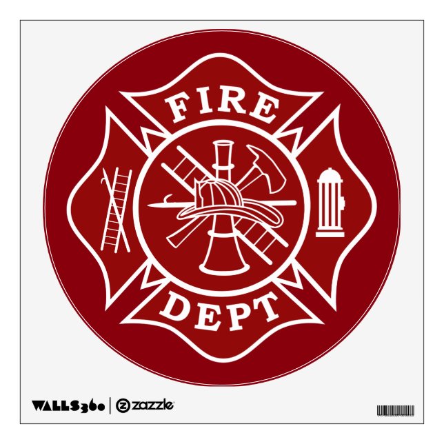 Fire Dept Wall Decals (Front)