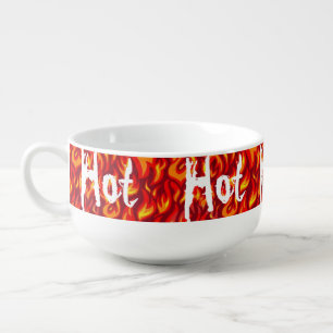 Fire Design Hot Hot Hot Soup or Chili Bowl