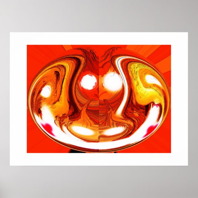 Fire devil art poster (Front)