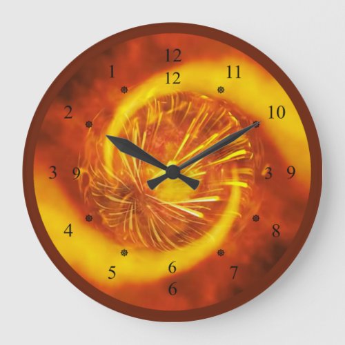  Fire Diamond V2Time Machine ClockUnique Design Large Clock