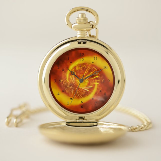  Fire Diamond V2~Time Machine Watch~Unique Design~ Pocket Watch (Inside)