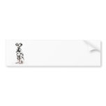 Fire Dog Bumper Sticker