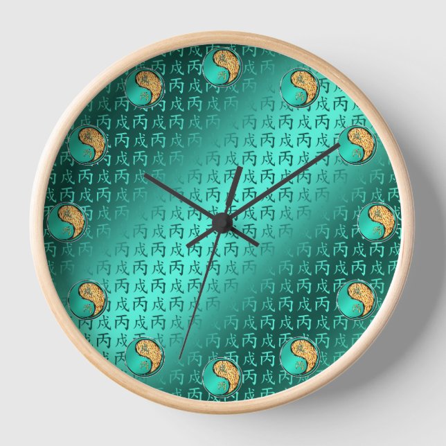 Fire Dog Clock (Front)