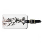 Fire Dog Luggage Tag