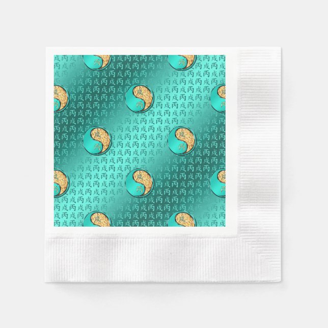 Fire Dog Napkins (Front)