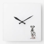 Fire Dog Wall Clock