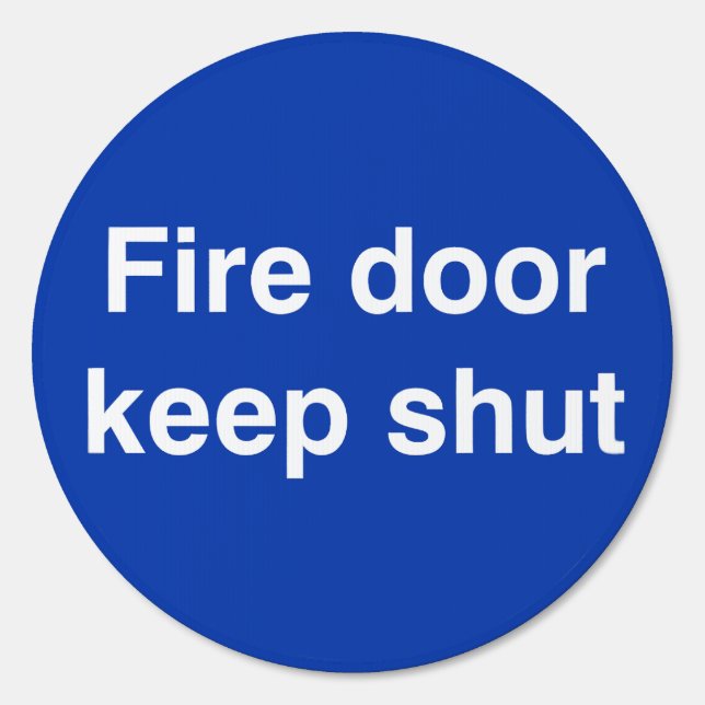Fire Door Keep Shut Sign (Front)