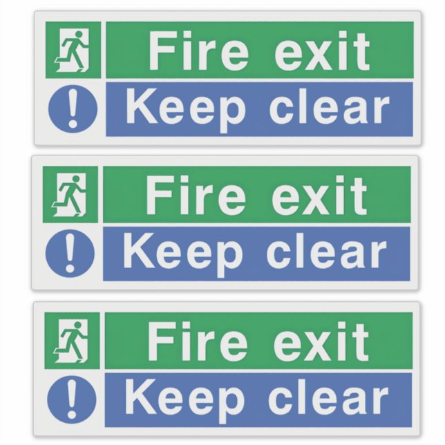 Fire Door Keep Shut Sticker (Front)