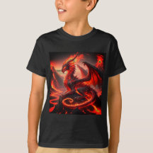 Fire Dragon Boy's Shirt