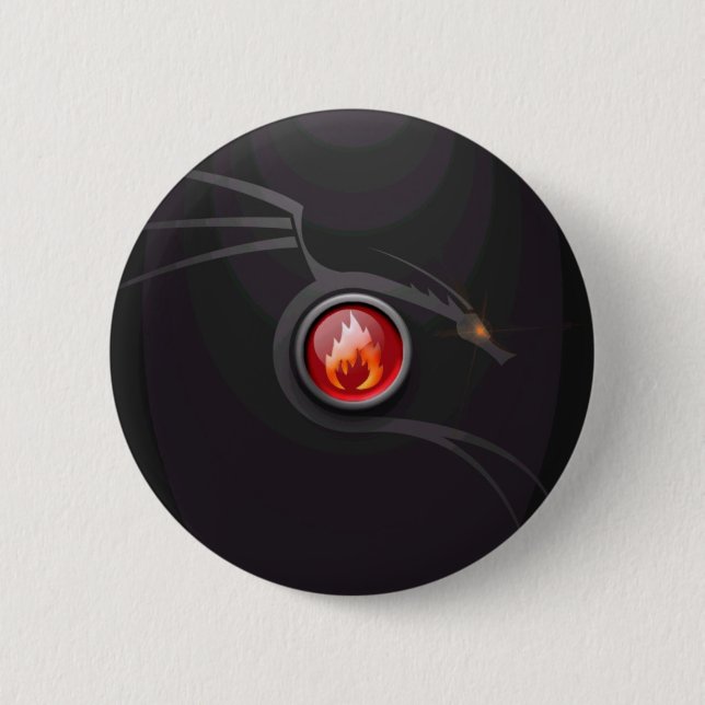 Fire Dragon Button (Front)