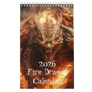 Fire Dragon Calendar, Dragon Calendar