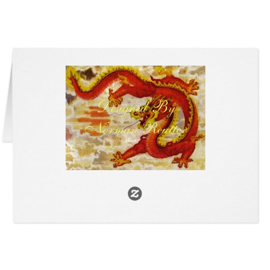 Fire Dragon Card (Back Horizontal)