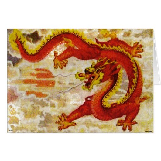 Fire Dragon Card (Front Horizontal)