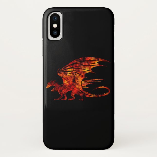 Fire Dragon Case-Mate iPhone Case (Back)