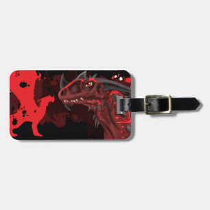 Fire Dragon (Dark Version) Luggage Tag