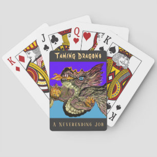 Fire Dragon Energy Healing Poker Cards