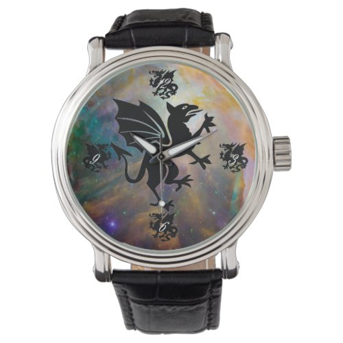 Fire Dragon fantasy world custom watch