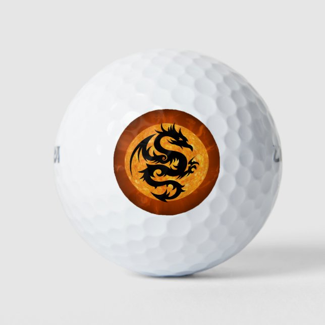 fire dragon golf balls (Front)