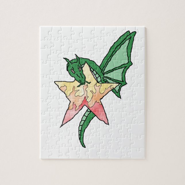 Fire Dragon Jigsaw Puzzle (Vertical)