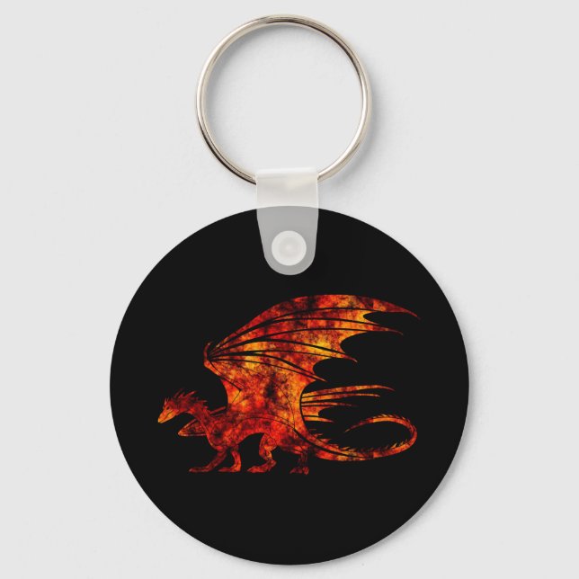 Fire Dragon Keychain (Front)