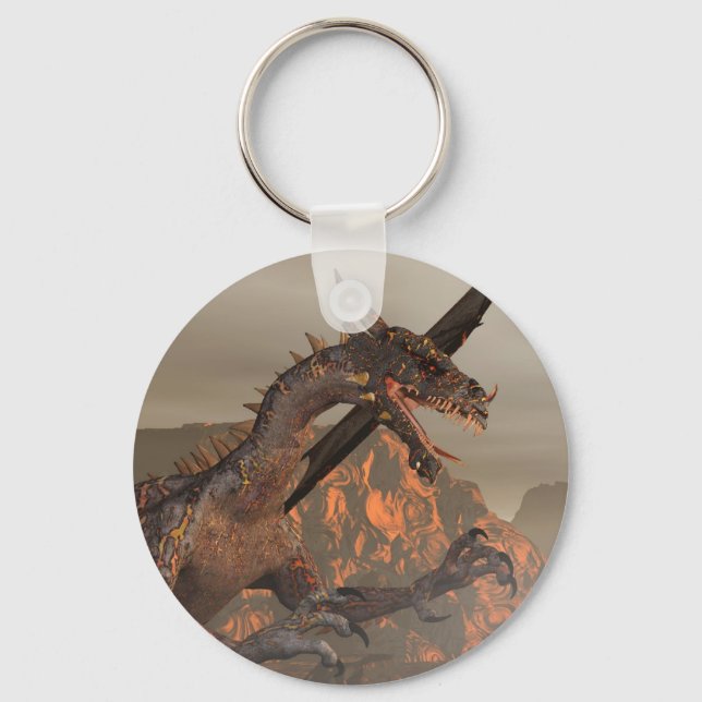 Fire Dragon KeyChain (Front)