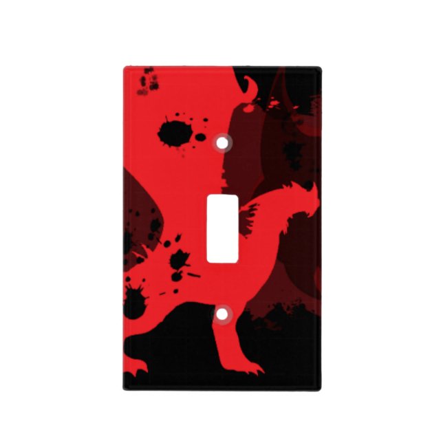 Fire Dragon Light Switch Cover (Front)