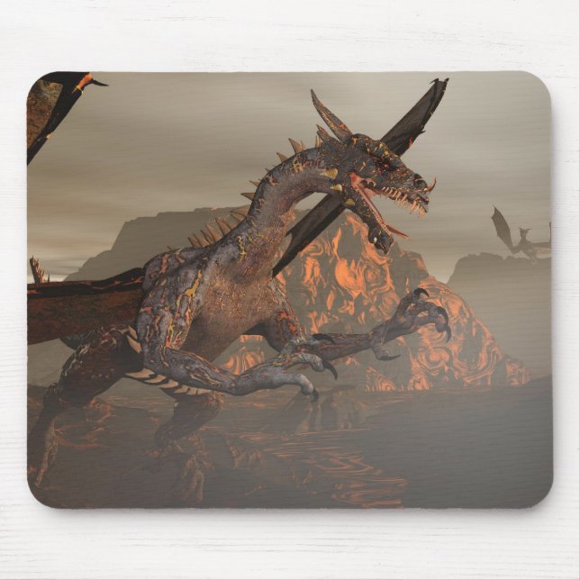 Fire Dragon Mousepad (Front)