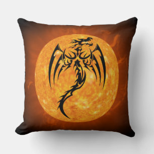 fire dragon pillow