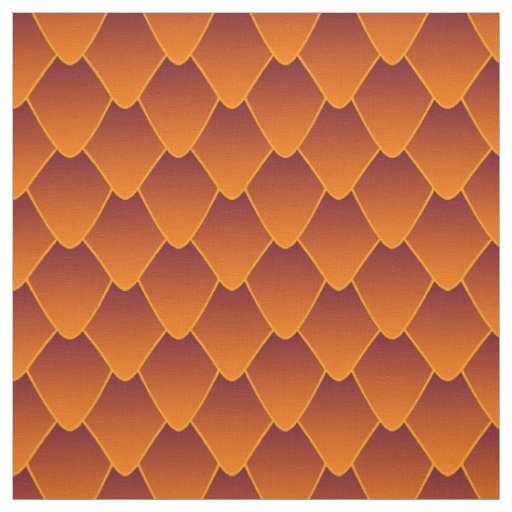 Fire Dragon Scales Fabric