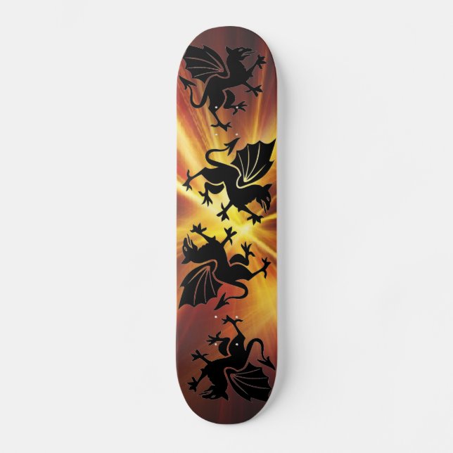 fire dragon Skateboard Deck (Front)