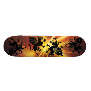 fire dragon Skateboard Deck
