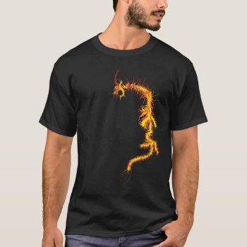 Fire Dragon T-shirt by abadu44 at Zazzle