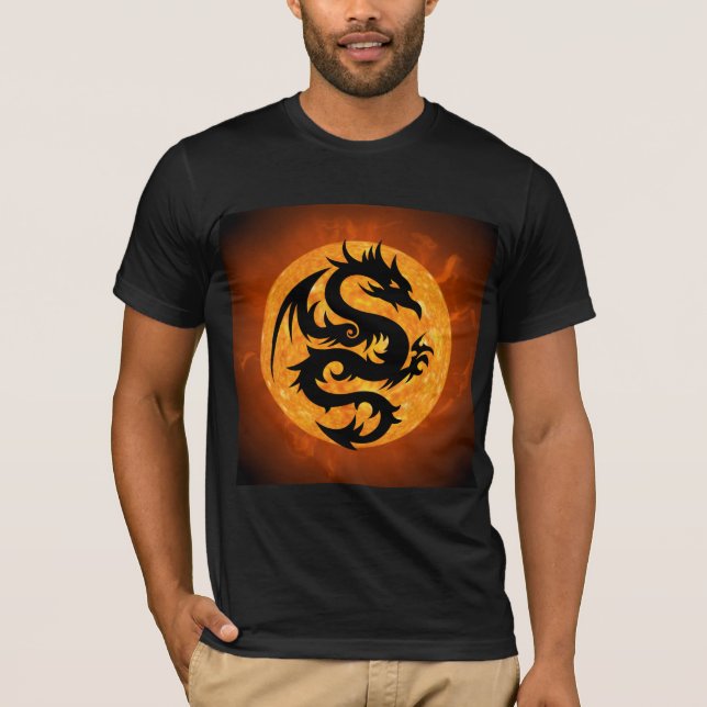 fire dragon T-shirt (Front)