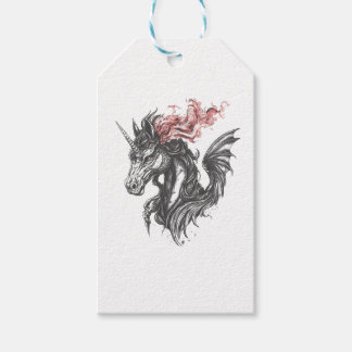 Fire Dragon Unicorn Hybrid (1) Gift Tags