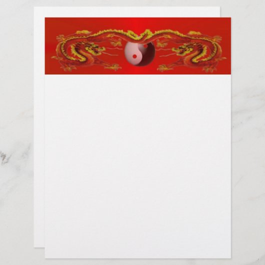 Fire Dragons Letterhead (Front/Back)