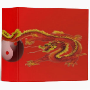 Fire Dragons with Yin-Yang Avery Binder