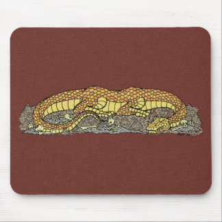 Fire Drake at Rest Mouse Pad