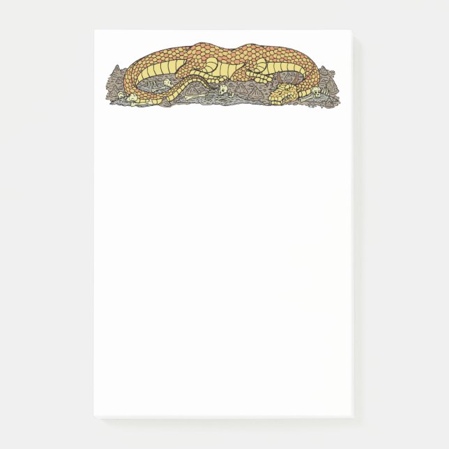 Fire Drake at Rest Post-it Notes (Front)