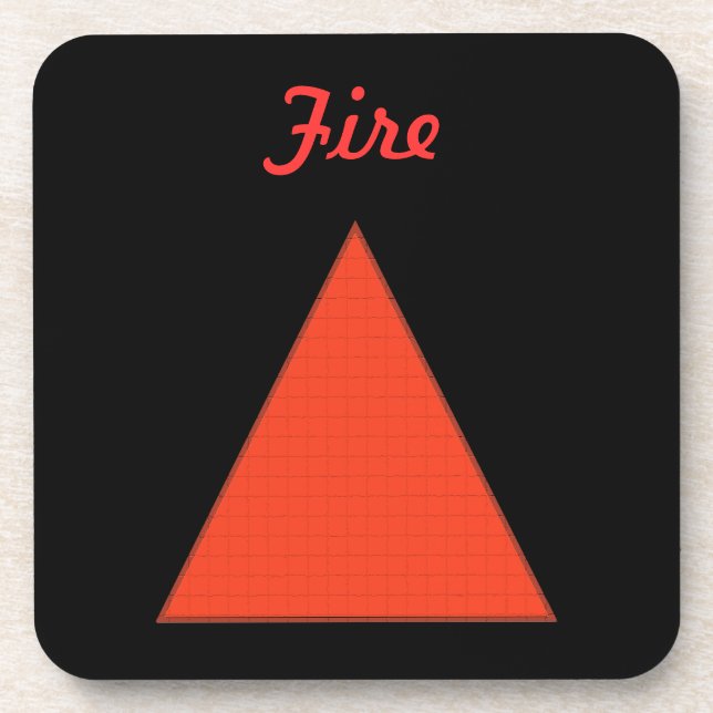 Fire Drink Coaster (Front)