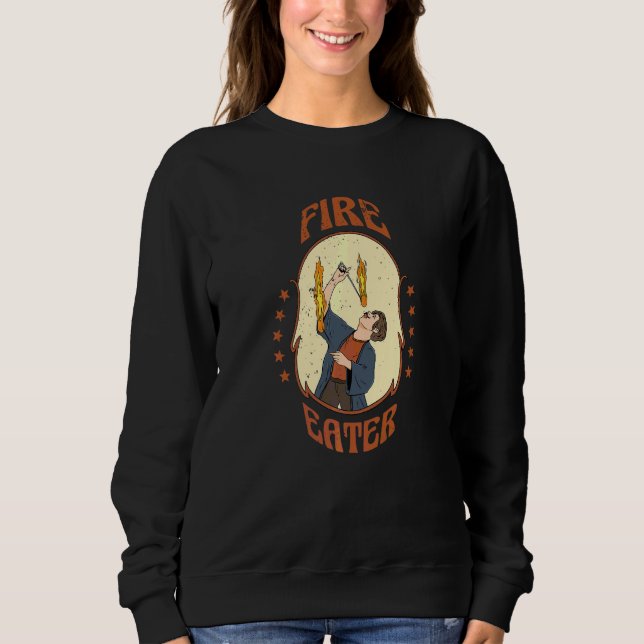 Fire Eater Circus Costume For A Circus Sweatshirt (Front)