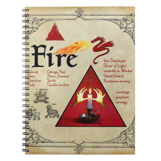 Fire Element Notebook (Front)